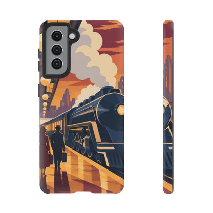 Travel by Train — Night Departure Samsung Galaxy Tough Case | train travel