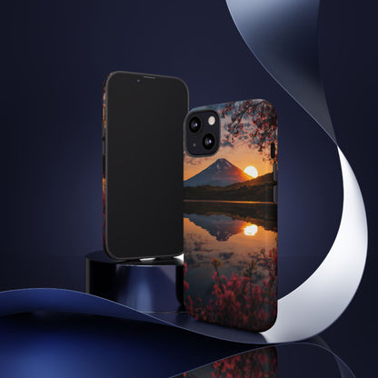 Fuji Golden Reflection iPhone Tough Phone Case