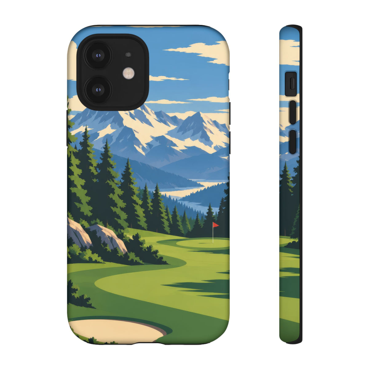 Mountain Golf — Alpine Fairway iPhone Tough Case