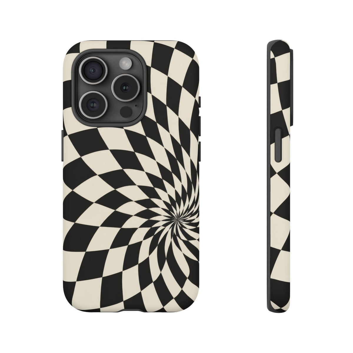 Twist Theory iPhone Tough Case | Optical Checkerboard