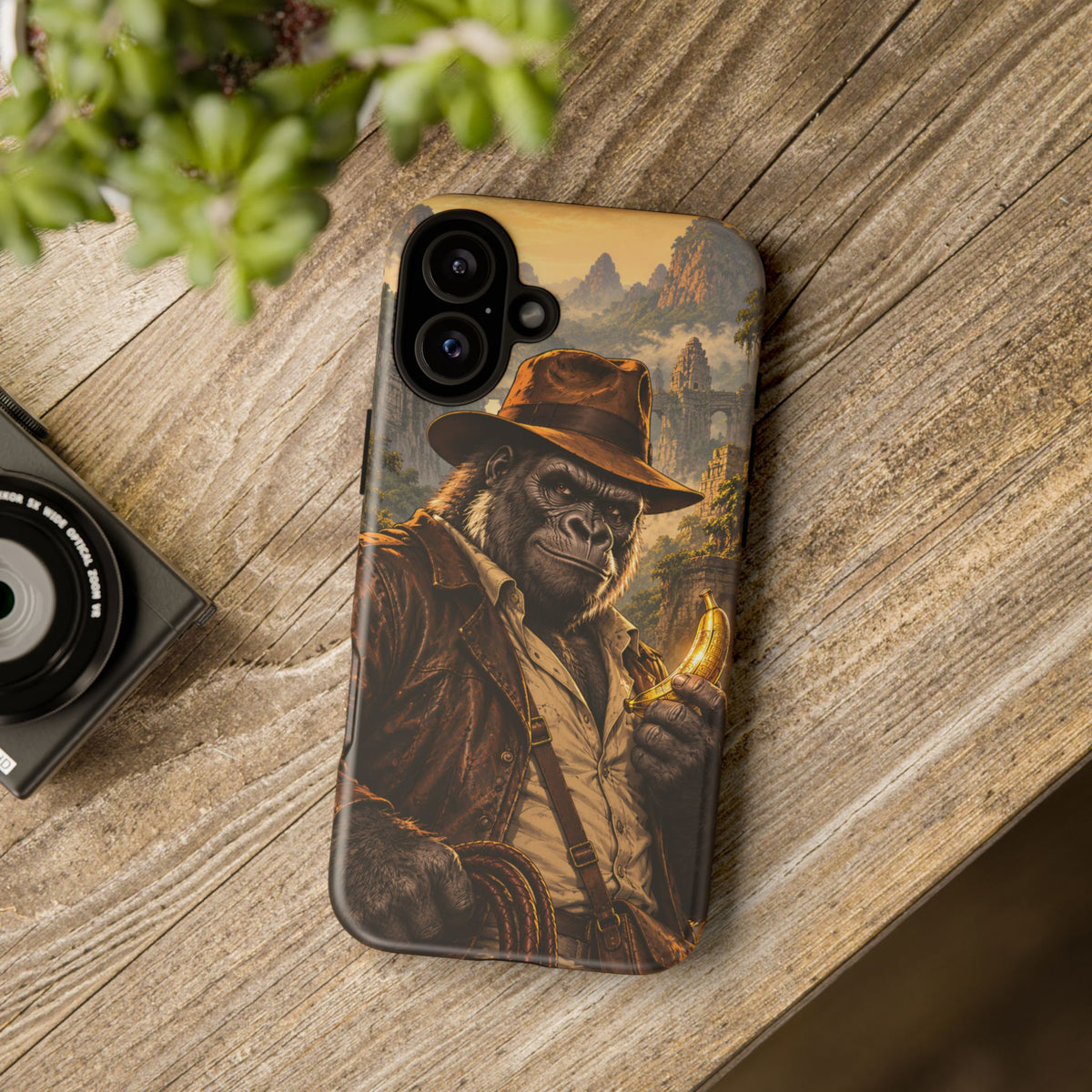 Adventure Gorilla iPhone Tough Case | Temple of Bananas