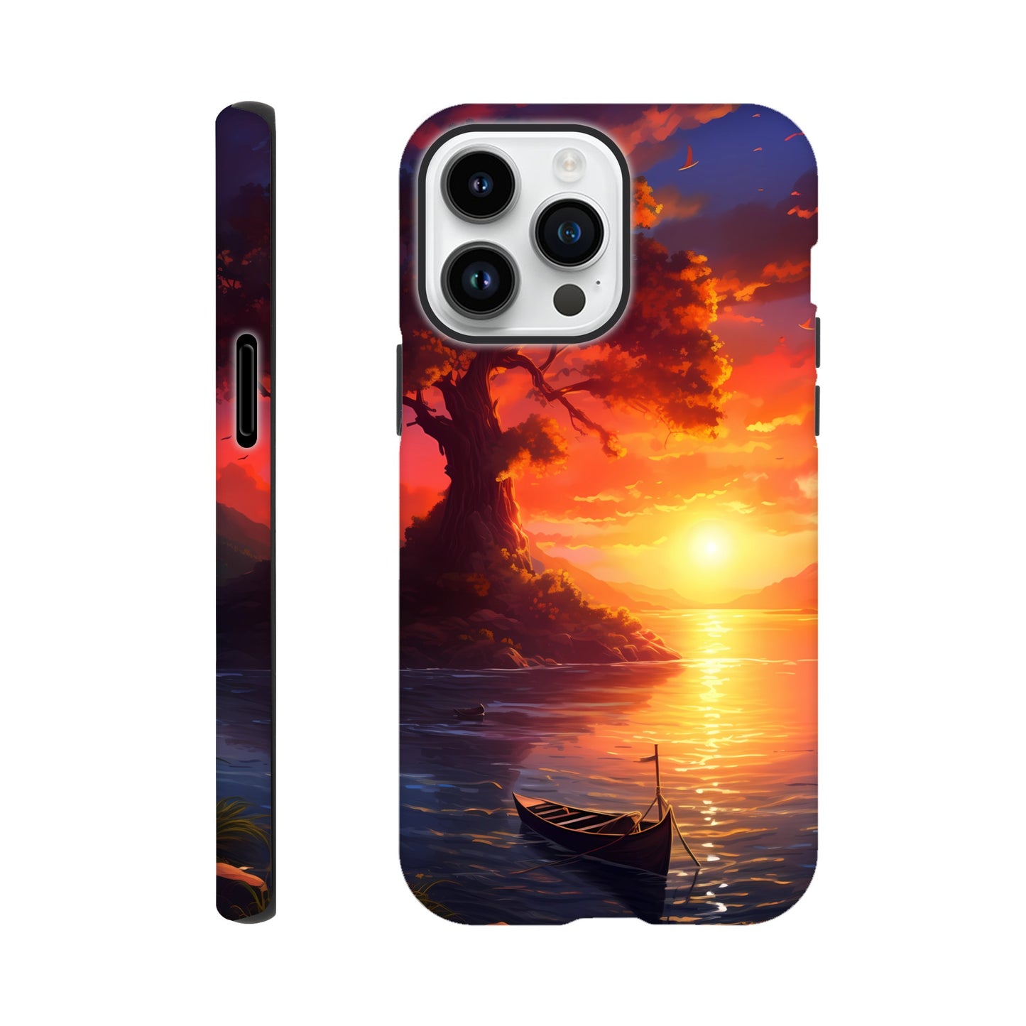 iPhone case - Solitary Sunset Serenade