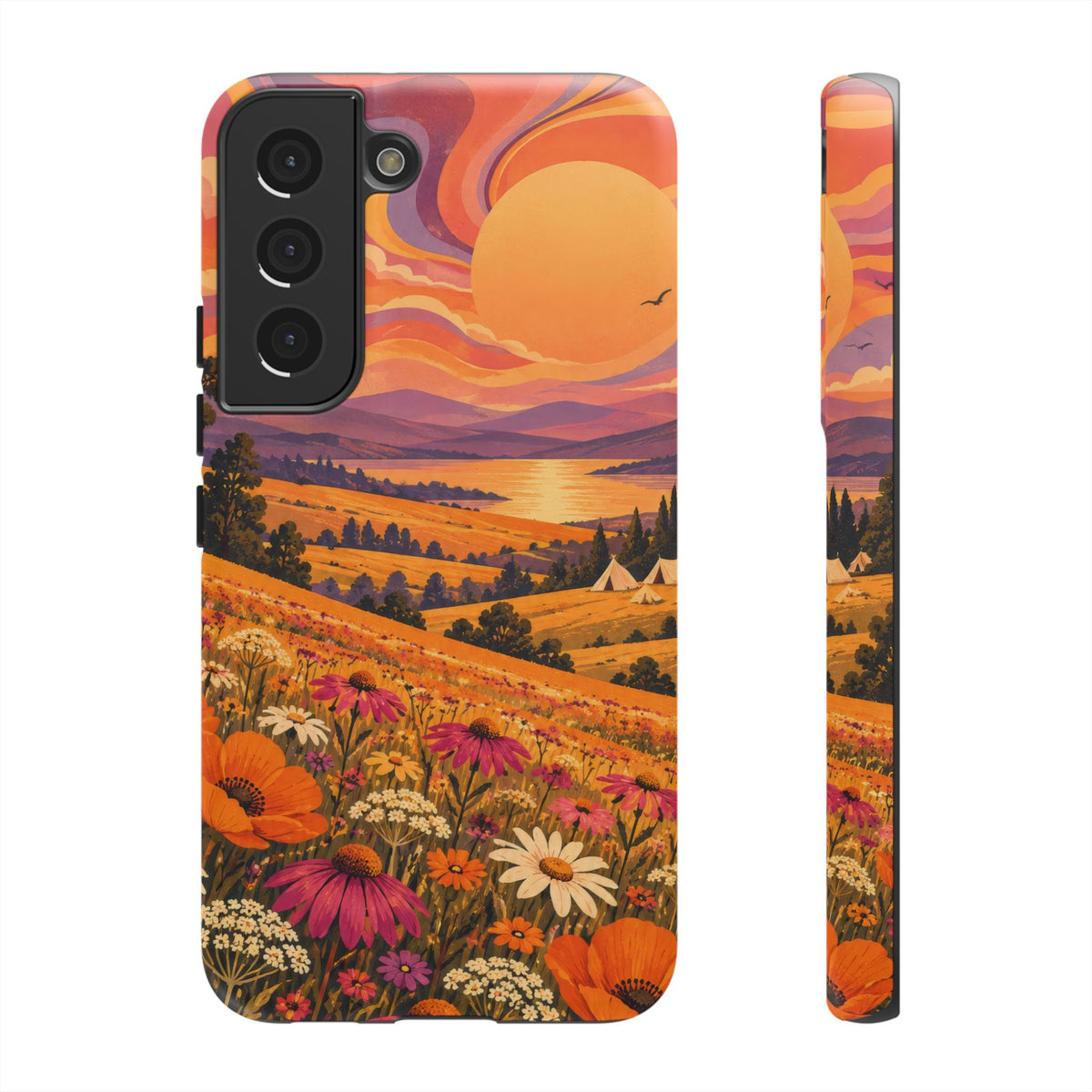 Golden Field Reverie Samsung Galaxy Tough Case | sixties festival