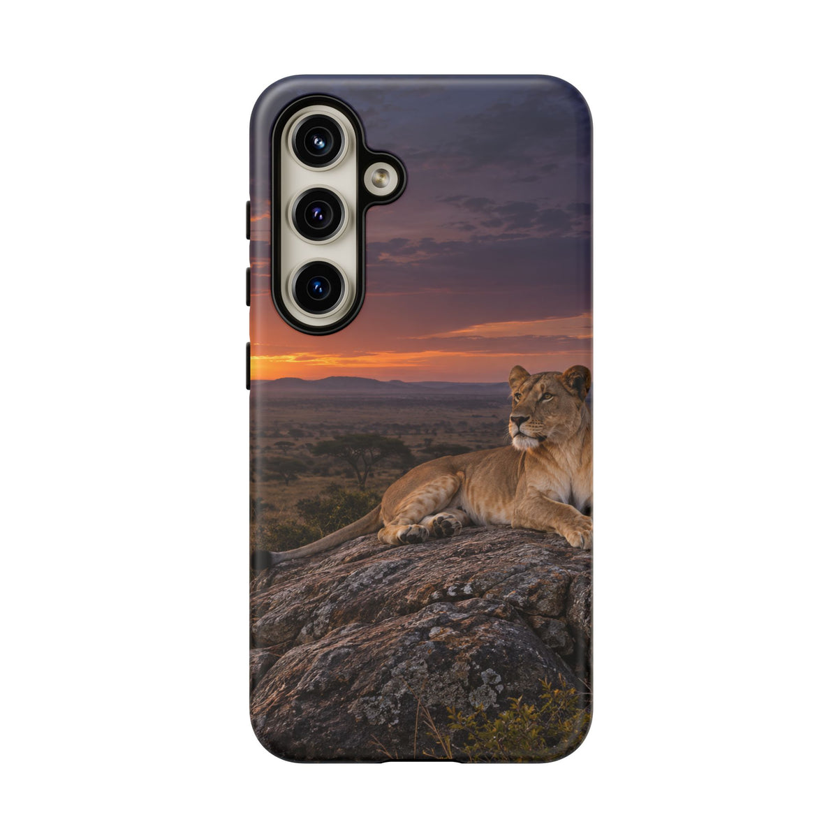 Lioness in the Blue Hour Samsung Galaxy Tough Case
