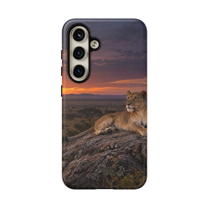 Lioness in the Blue Hour Samsung Galaxy Tough Case