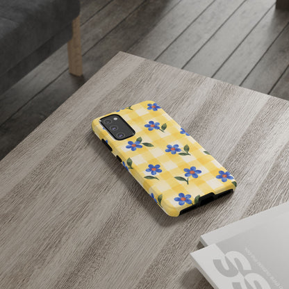 Buttercup Picnic Samsung Galaxy Tough Case | yellow gingham