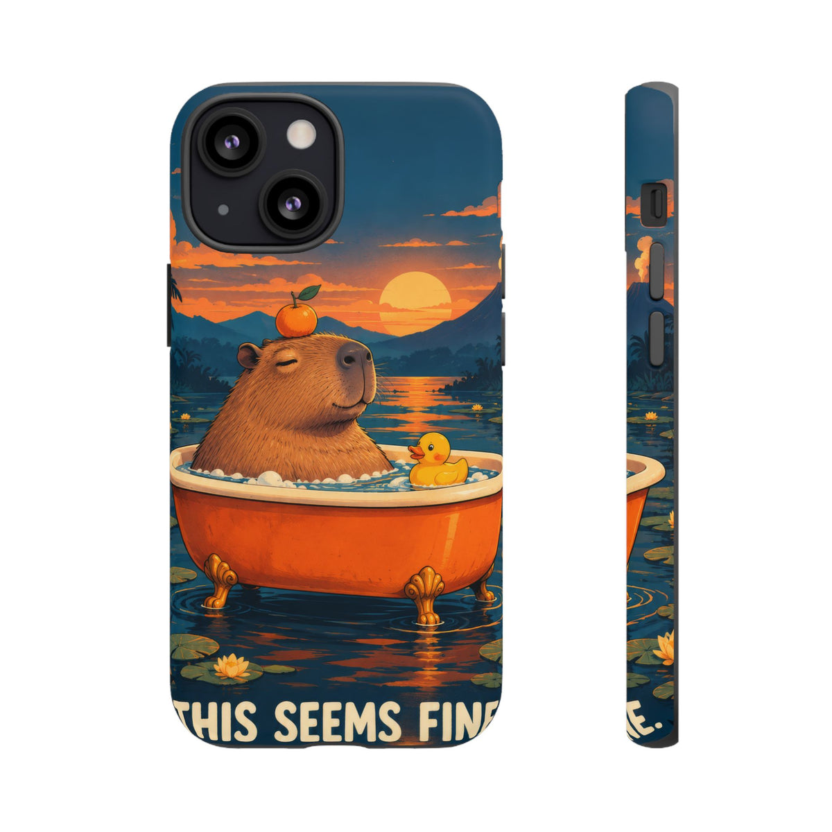 Minor Inconvenience iPhone Tough Case | funny capybara