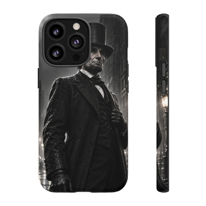 Abe after Midnight iPhone Tough Case | noir lincoln