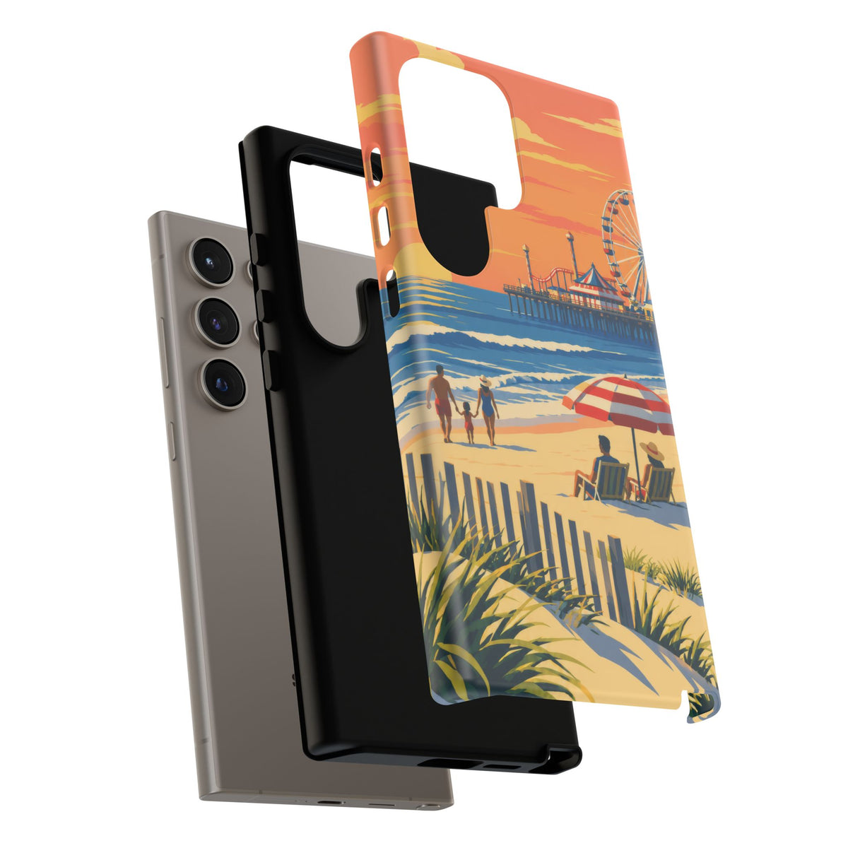 New Jersey Shore — Boardwalk Summer Samsung Galaxy Tough Case