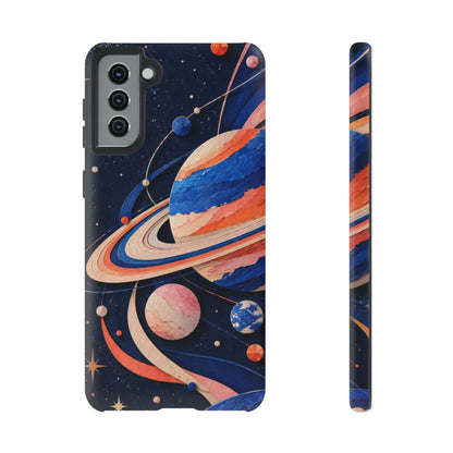 Cosmic Cut Paper Samsung Galaxy Tough Case | modern space