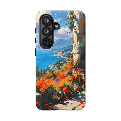 Azure Sanctuary Samsung Galaxy Tough Case | Painterly Coastal Landscape