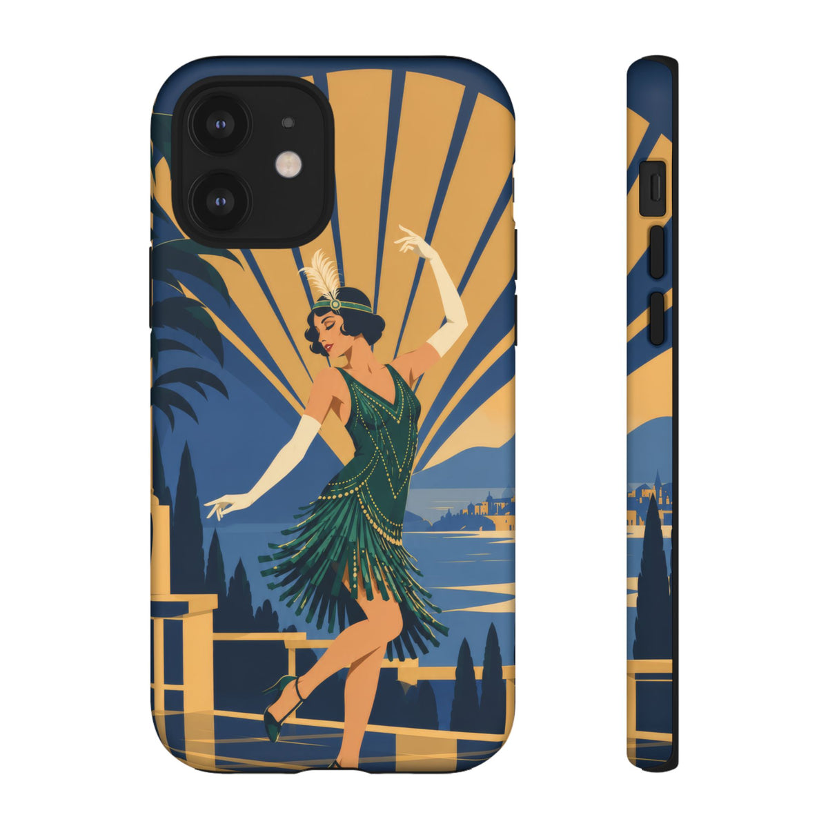 1920s Flapper — Jazz After Dark iPhone Tough Case