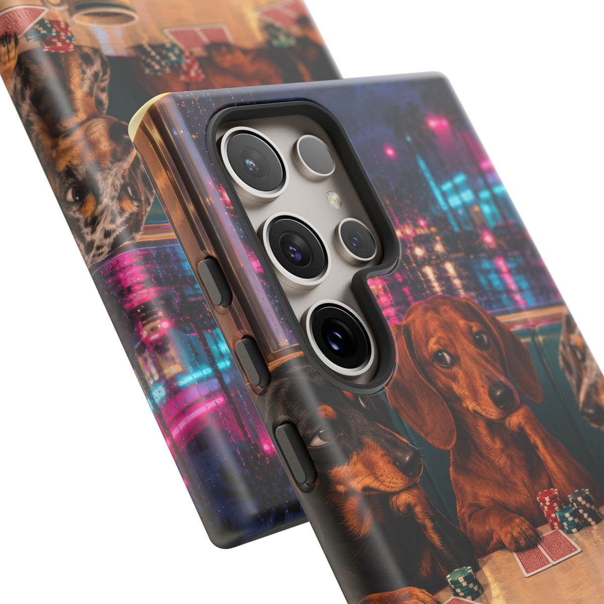 All-Night Aces Samsung Galaxy Tough Case | dachshund poker