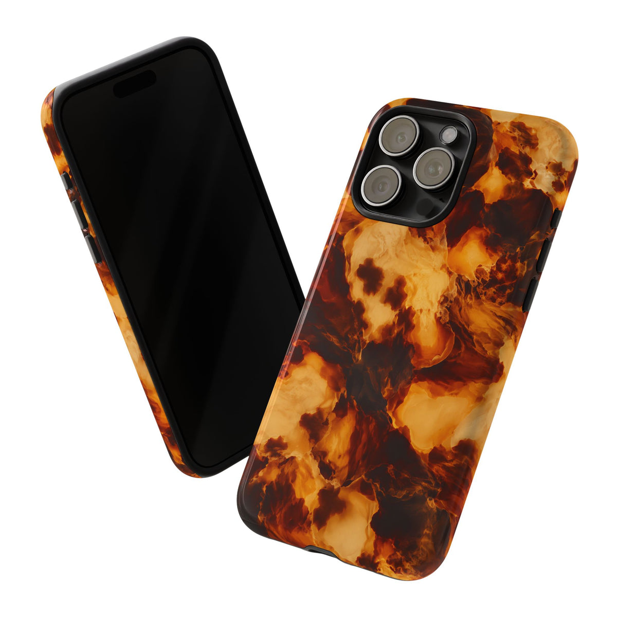 Amber Marble iPhone Tough Case | Amber Mosaic