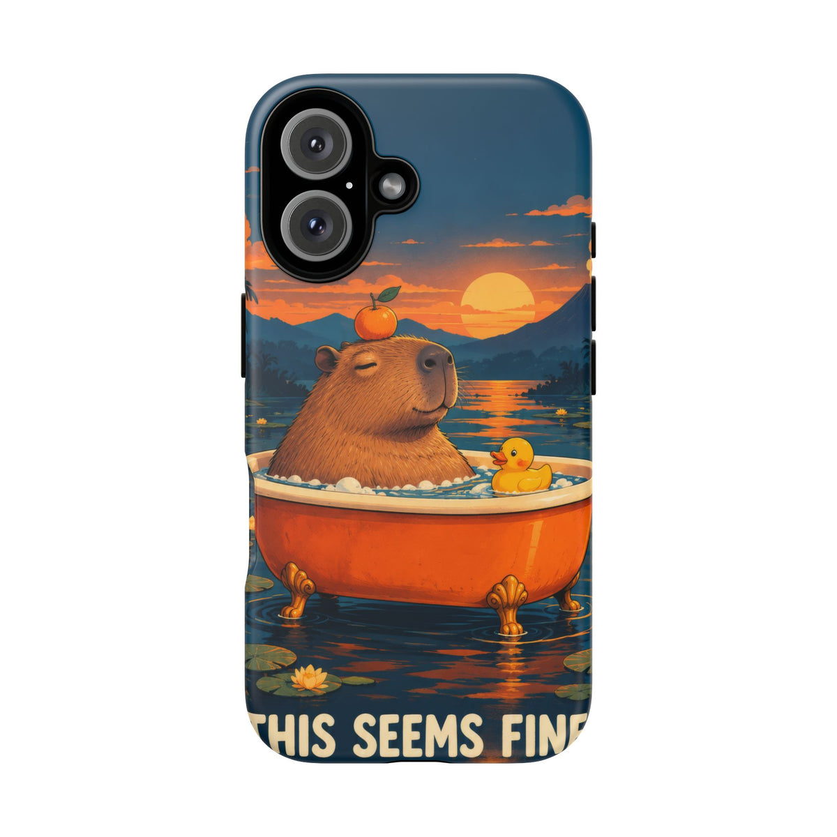 Minor Inconvenience iPhone Tough Case | funny capybara