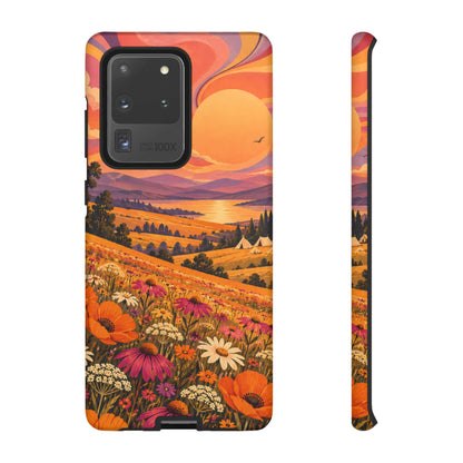 Golden Field Reverie Samsung Galaxy Tough Case | sixties festival