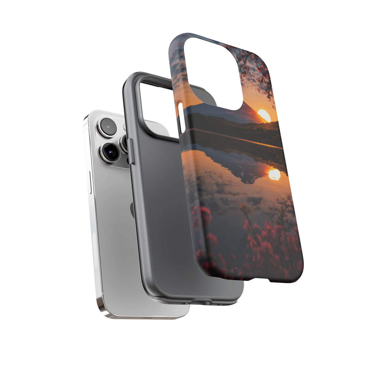 Fuji Golden Reflection iPhone Tough Phone Case