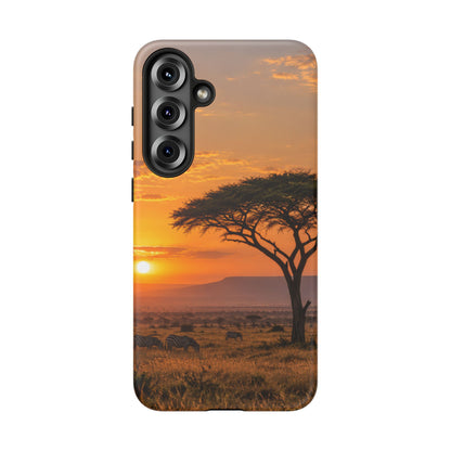 Amber Acacia Samsung Galaxy Tough Case | african sunset