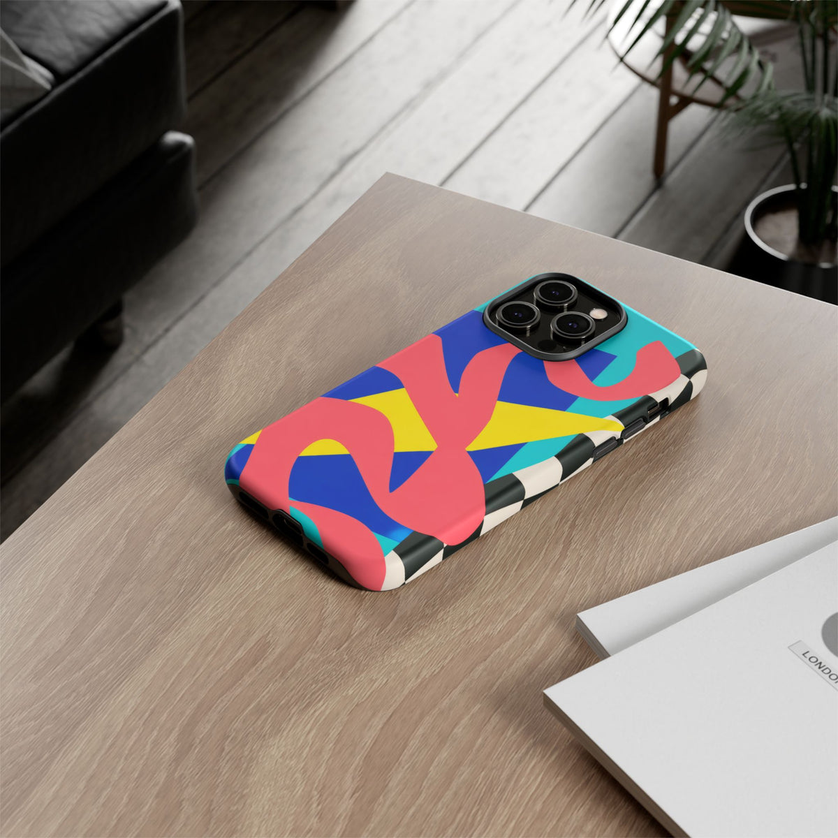 Cut Loose iPhone Tough Case | Retro Abstract Art