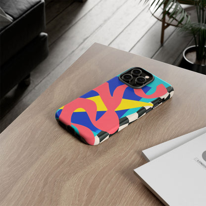 Cut Loose iPhone Tough Case | Retro Abstract Art
