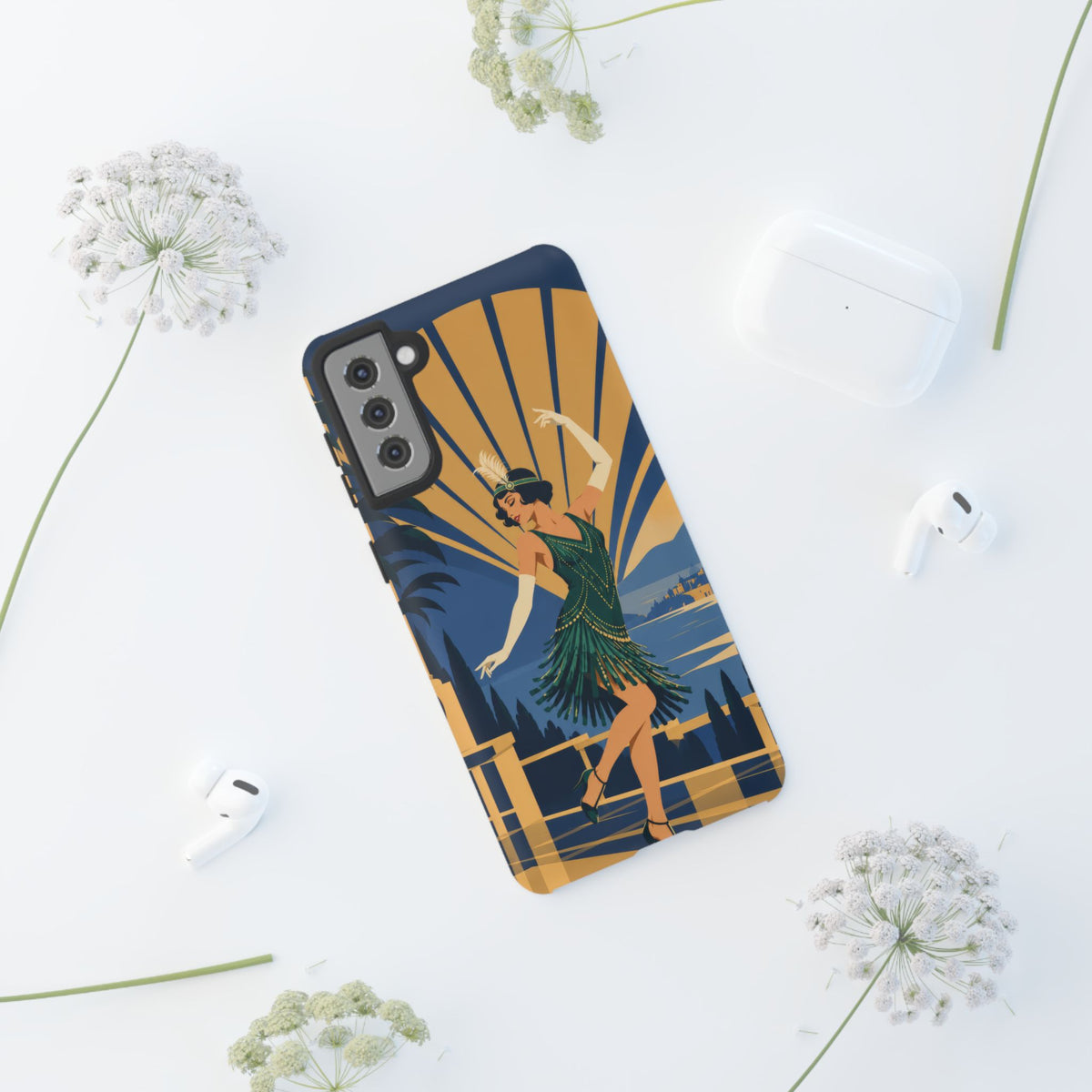 1920s Flapper — Jazz After Dark Samsung Galaxy Tough Case