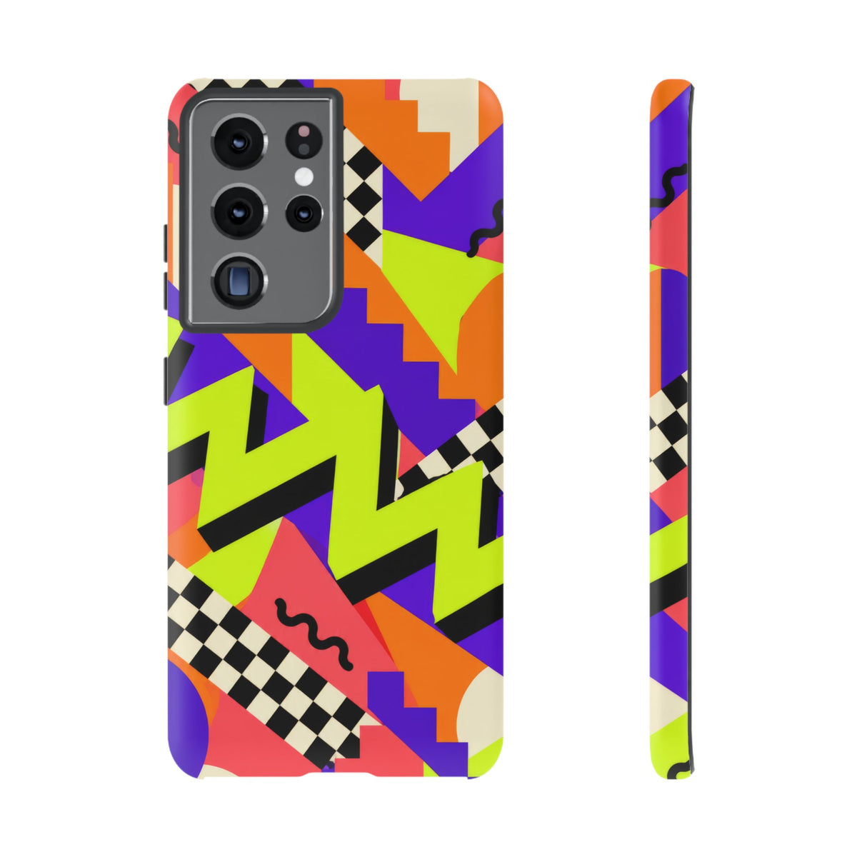Acid Arcade Samsung Galaxy Tough Case | Bright Retro Geometry