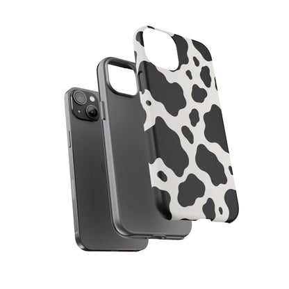 Classic Holstein iPhone Tough Case | Black & White Cow Print