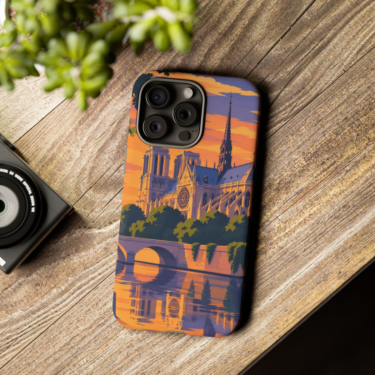 Notre Dame — Cathedral Twilight iPhone Tough Case