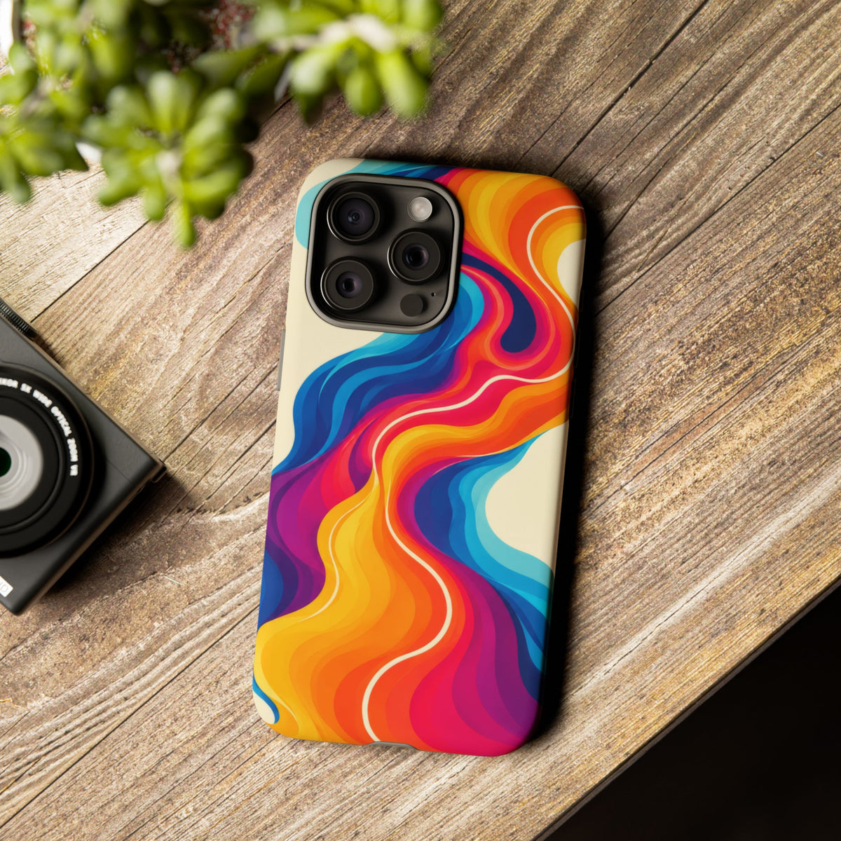 Electric Tide iPhone Tough Case | psychedelic wave