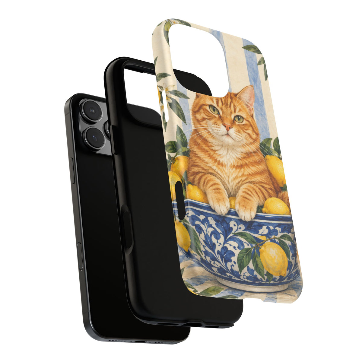 Citrus Inspector iPhone Tough Case | ginger cat