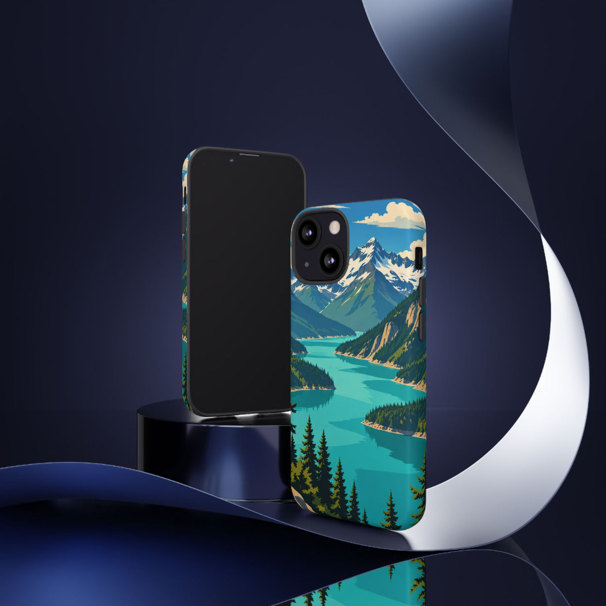 Cascades — Diablo Blue iPhone Tough Case