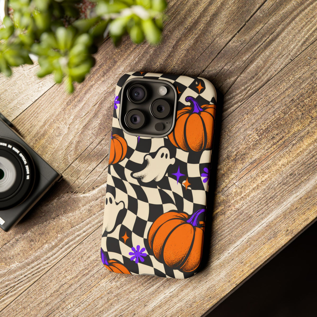 Spectral Groove iPhone Tough Case | retro halloween