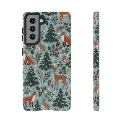 Winter Woodland Gathering Samsung Galaxy Tough Case | woodland christmas