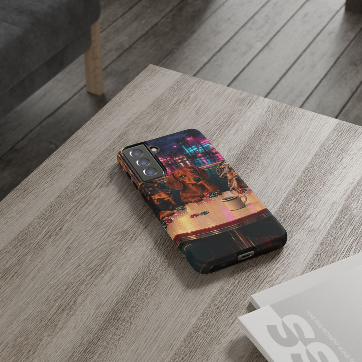 All-Night Aces Samsung Galaxy Tough Case | dachshund poker