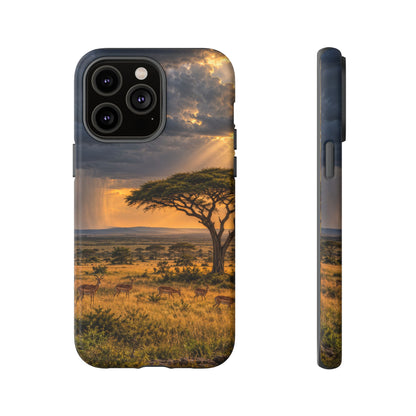 Stormlight on the Mara iPhone Tough Case | african storm