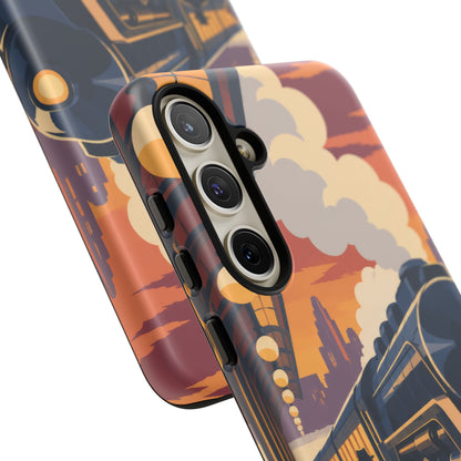 Travel by Train — Night Departure Samsung Galaxy Tough Case | train travel