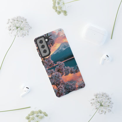 Fuji Petal Reflection Samsung Galaxy Tough Phone Case