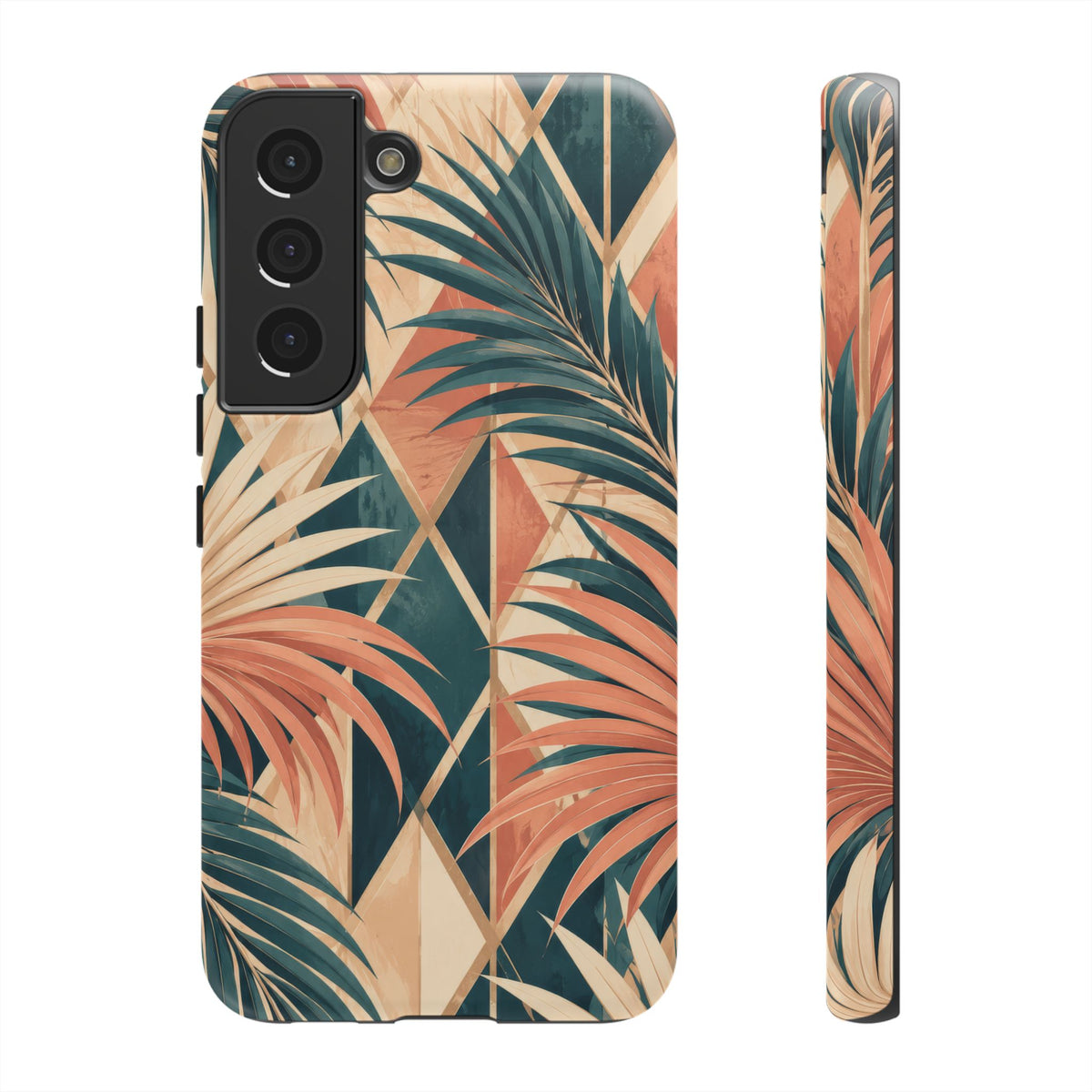 Coral Palm Pavilion Samsung Galaxy Tough Case | art deco