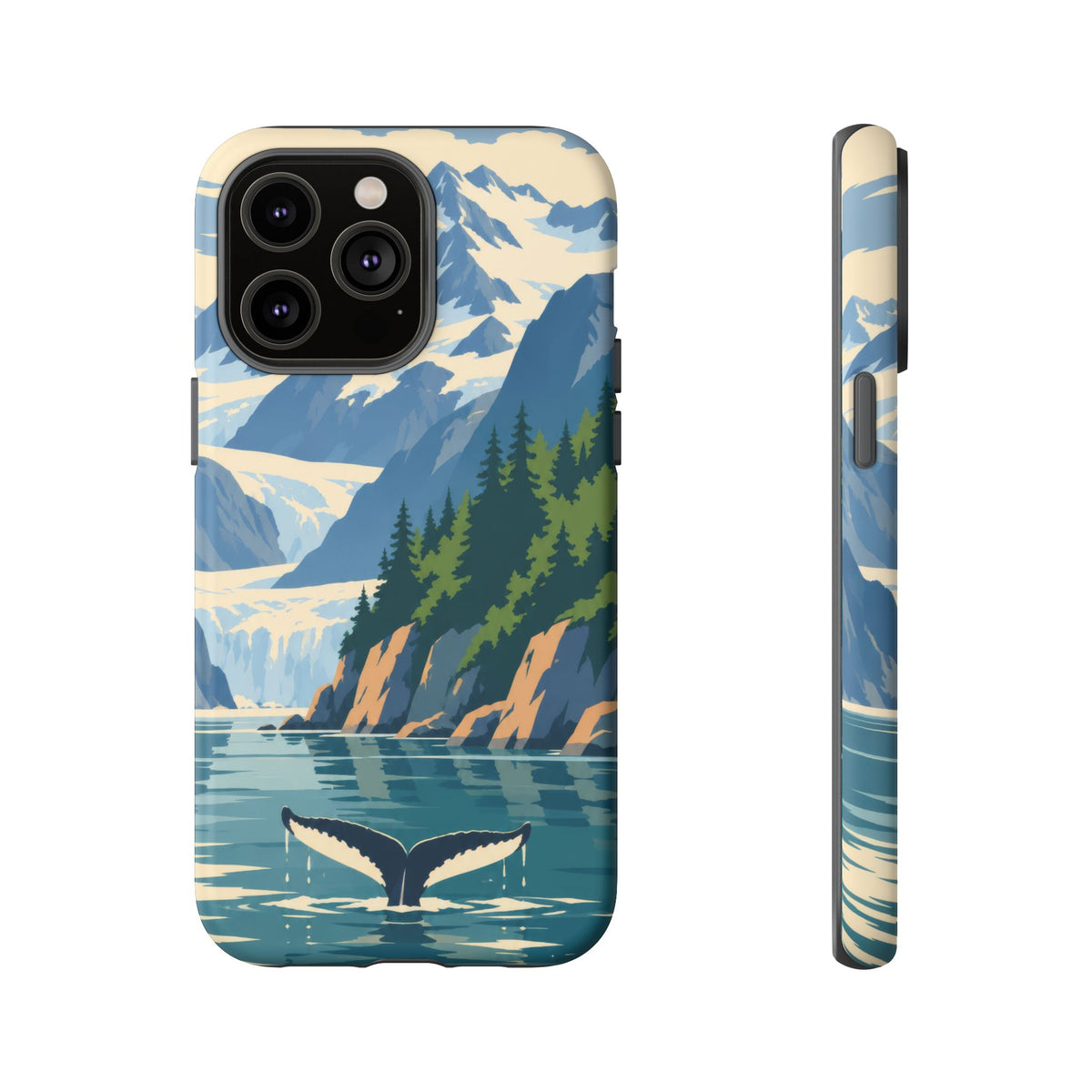 Glacier Bay — Fjord Silence iPhone Tough Case