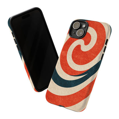 Ember Spiral iPhone Tough Phone Case