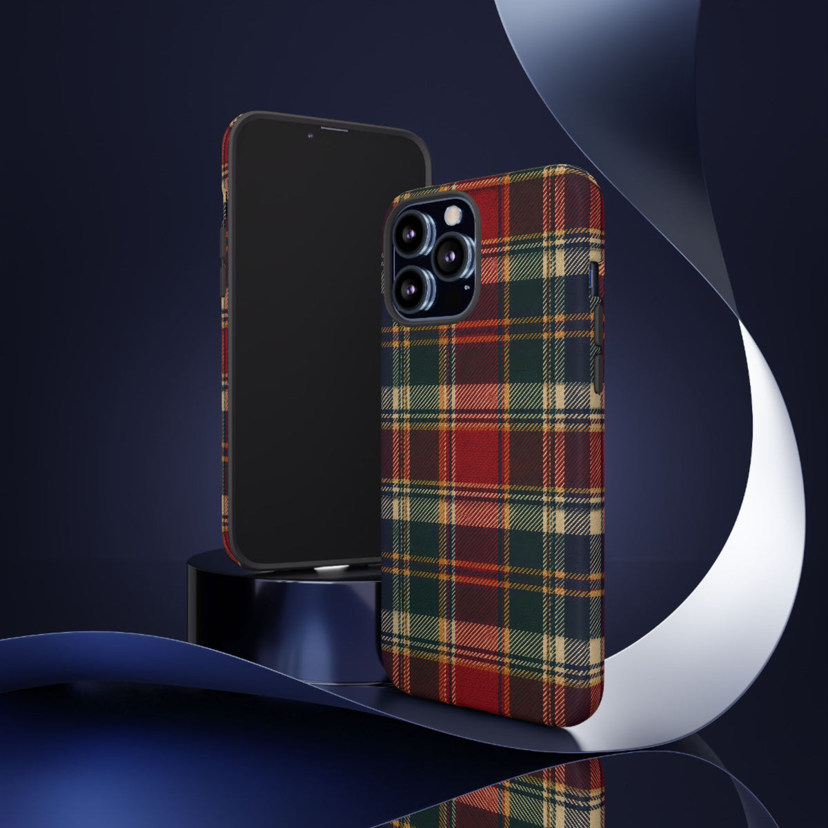 Highland Holiday iPhone Tough Case | christmas plaid