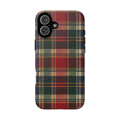 Highland Holiday iPhone Tough Case | christmas plaid
