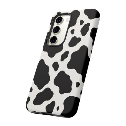 Classic Holstein Samsung Galaxy Tough Case | Black & White Cow Print