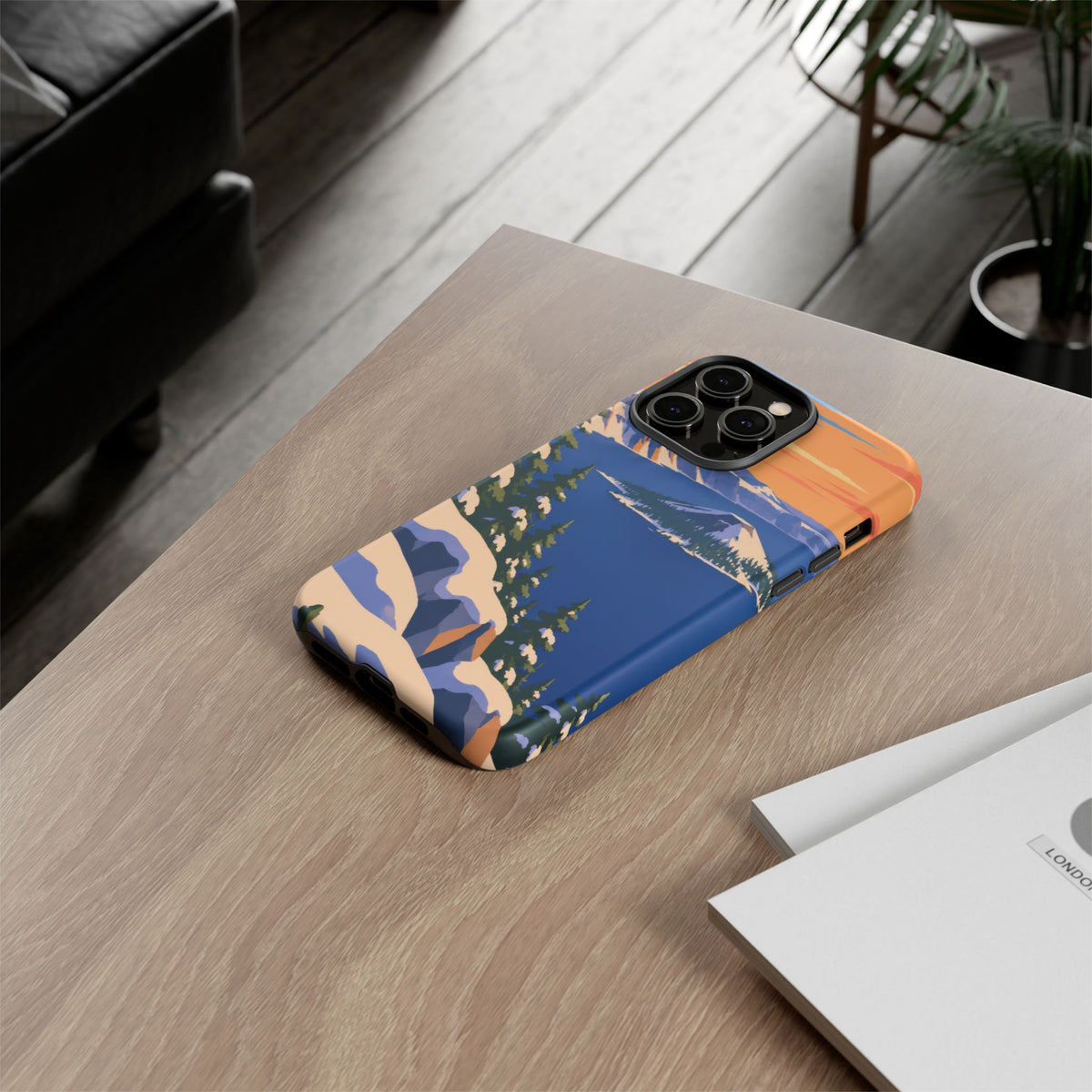 Crater Lake — Winter Caldera iPhone Tough Case