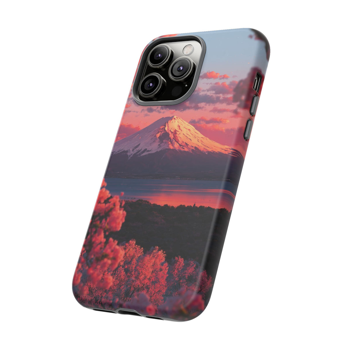 Fuji Rose Horizon iPhone Tough Phone Case