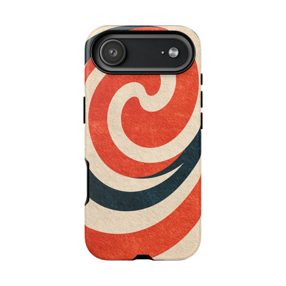 Ember Spiral iPhone Tough Phone Case
