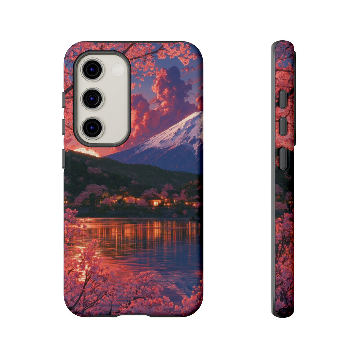 Sakura Lakeside Village Samsung Galaxy Tough Phone Case