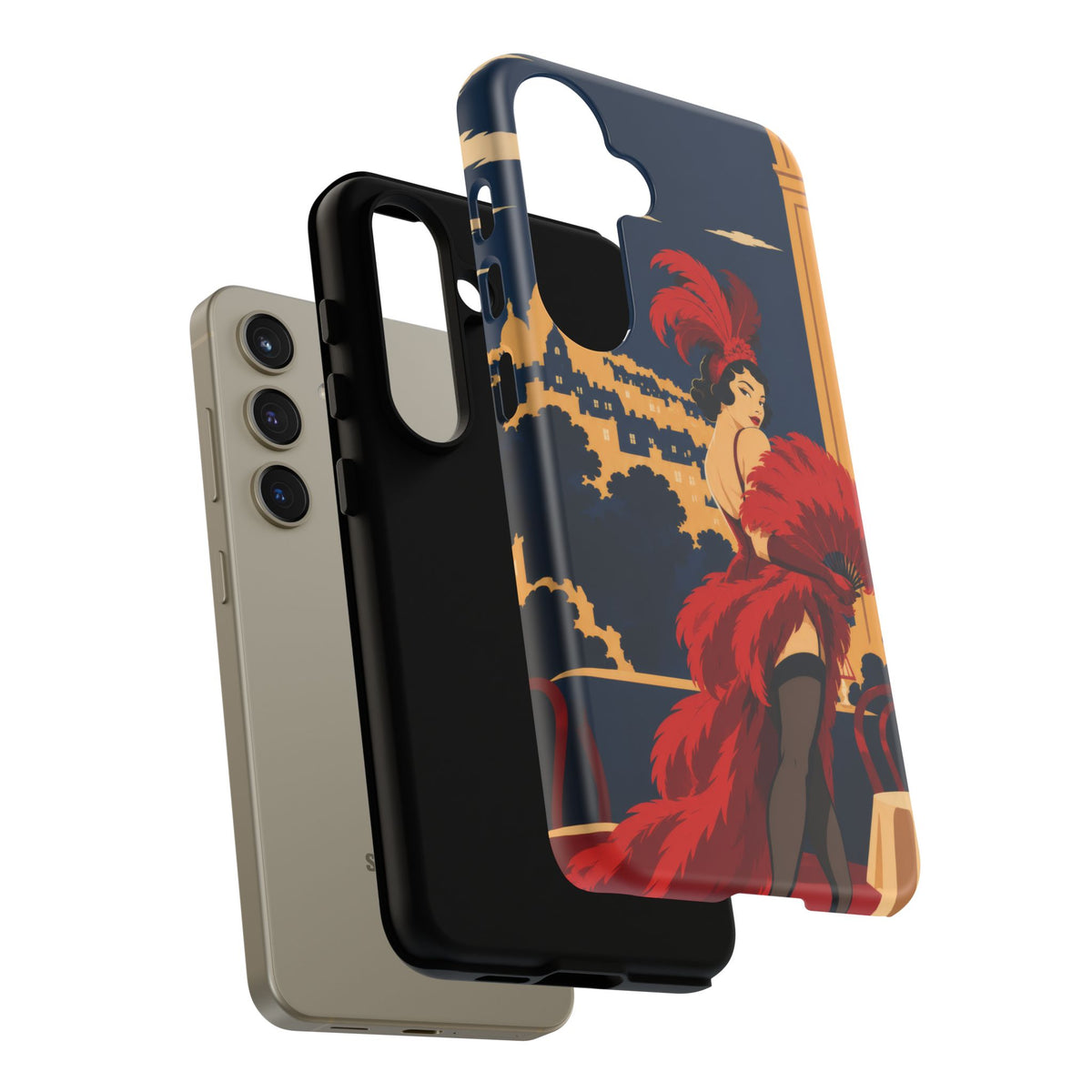 Moulin Rouge Dancer — Velvet Encore Samsung Galaxy Tough Case | cabaret dancer