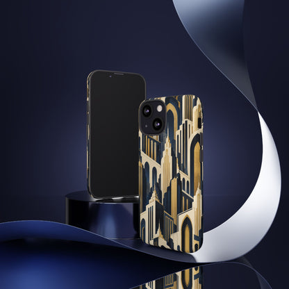 Midnight Metropolis iPhone Tough Case | art deco