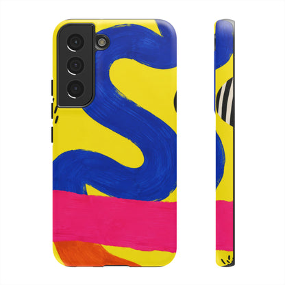 Offbeat Samsung Galaxy Tough Case | Abstract Color Block Art